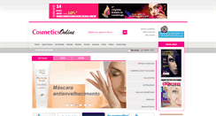 Desktop Screenshot of cosmeticsonline.com.br
